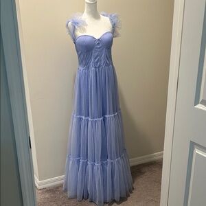 Fashion Nova Lavender Maxi Dress